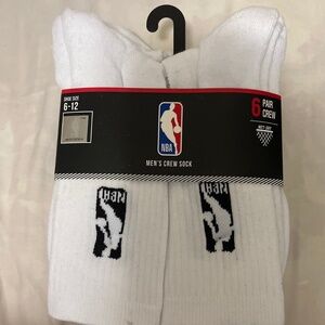 NBA Men’s Crew Sock 6 Pair